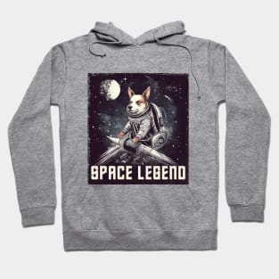 A god riding the rocket in the space Hoodie